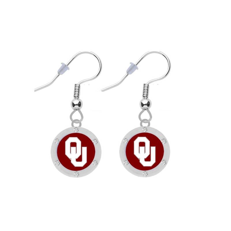Universität Von Oklahoma Kristallohrringe von finaltouchgiftsco