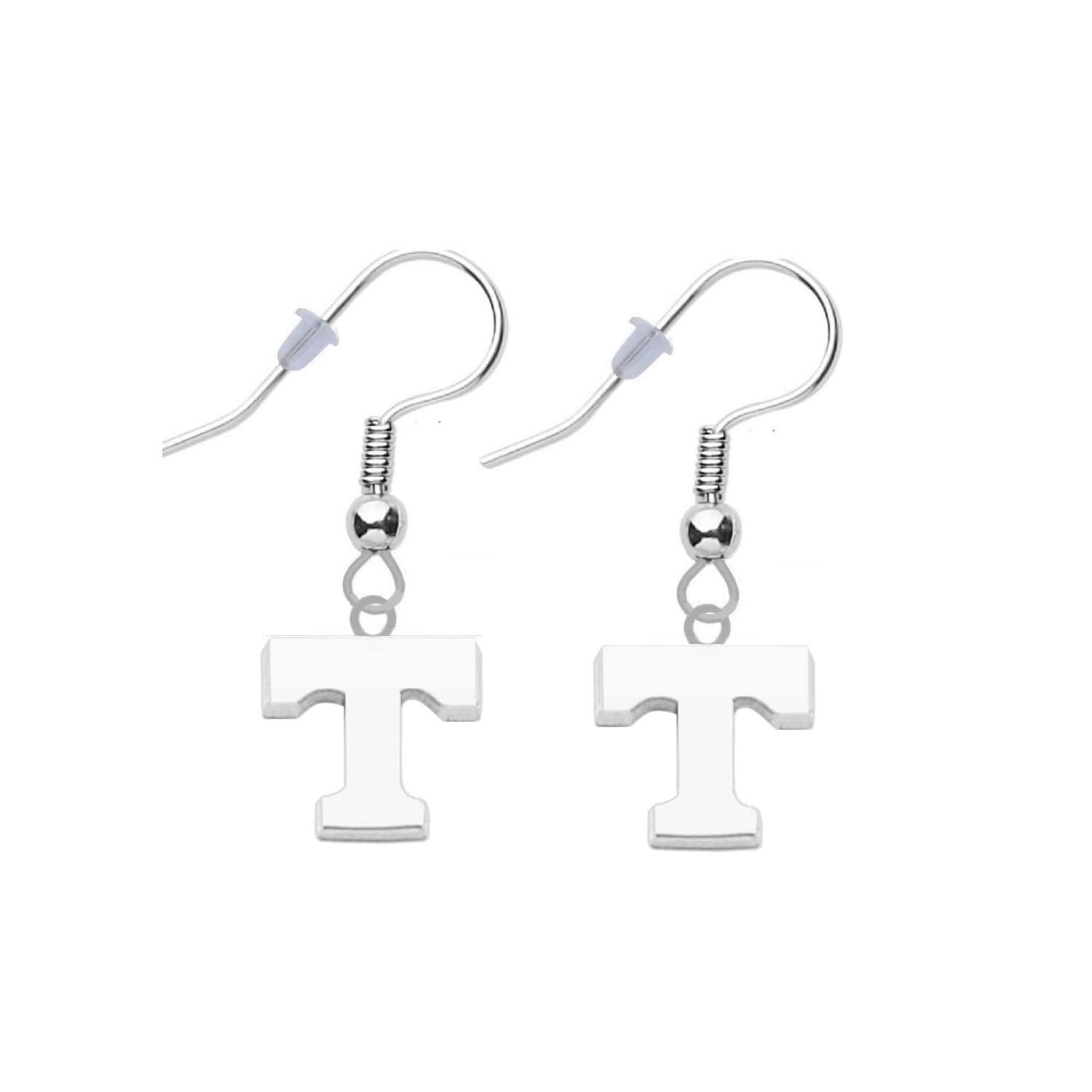 University Of Tennessee Silberfarbene Logo-Ohrringe von finaltouchgiftsco