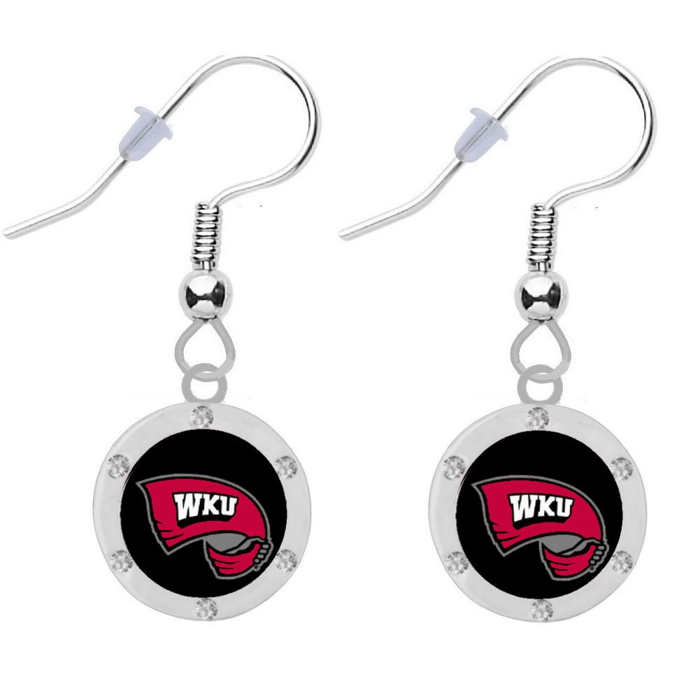 Western Kentucky University Kristallohrringe von finaltouchgiftsco