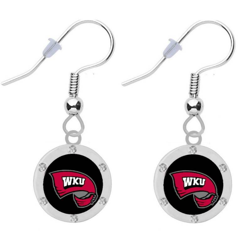 Western Kentucky University Kristallohrringe von finaltouchgiftsco