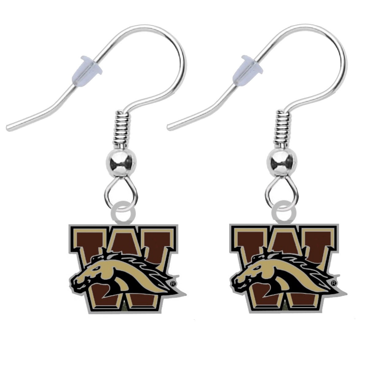 Western Michigan Logo Ohrringe von finaltouchgiftsco