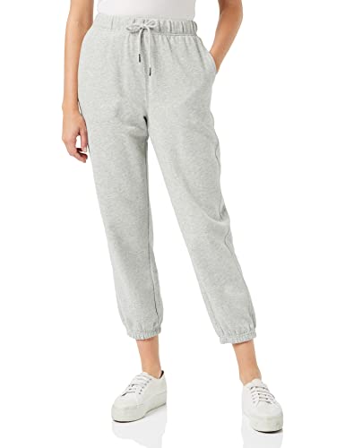 find. Damen Elastisch Taille Laufhose Jogginghose Sporthose mit Handytasche Grau L von find.