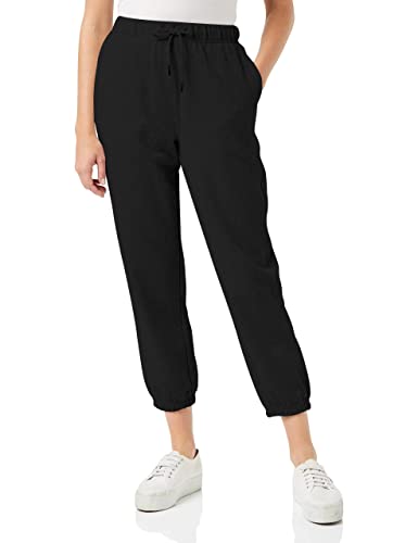 find. Damen Elastisch Taille Laufhose Jogginghose Sporthose mit Handytasche Schwarz XL von find.