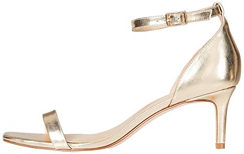 FIND Barely There Strappy, Offene Sandalen, Gold (Gold), 38 EU (5 UK) von find.