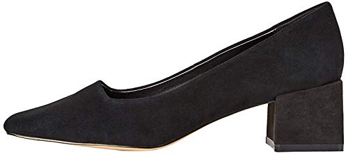 FIND Block Heel Suede, Damen Pumps, Schwarz (Black Black), 37 EU (4 UK) von find.