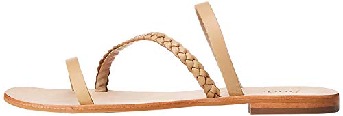 FIND Diagonal Weave Mule, Damen Peeptoe Sandalen, Beige (Nude Nude), 39 EU (6 UK) von find.