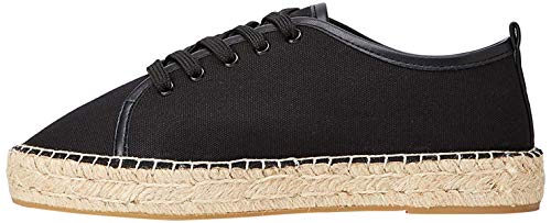 FIND Espadrille Trainers, Damen Espadrilles, Schwarz (BLACK BLACK), 38 EU (5 UK) von find.