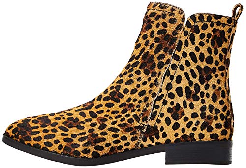 FIND Flat Leather Pull On, Damen Stiefeletten, Braun (Leopard Spiga), 37 EU (4 UK) von find.