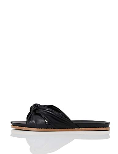 FIND Knot Footbed, Offene Sandalen, Schwarz (Black), 36 EU (3 UK) von find.