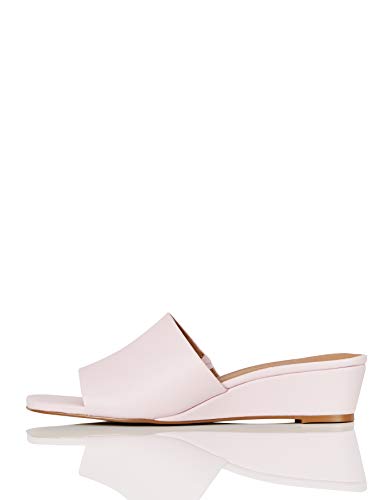 FIND Mule Wedge, Peeptoe Pumps, Pink (Pastel Pink), 36 EU (3 UK) von find.