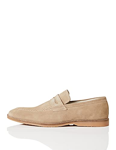 FIND Suede Loafer, Herren Slipper, Beige (Sand Sand), 42 EU (8 UK) von find.