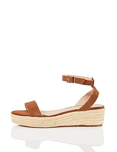 FIND Two Part Suede Espadrille, Espadrilles, Braun (Tan), 36 EU (3 UK) von find.