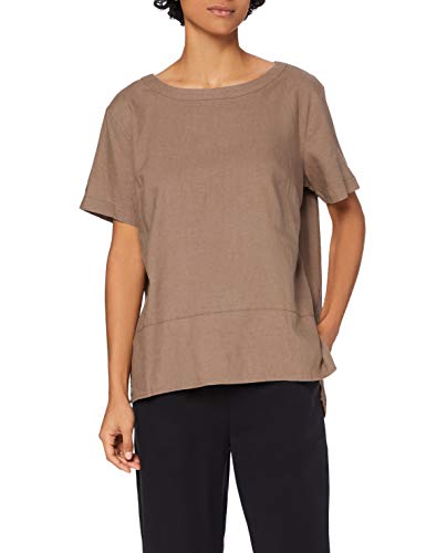 MERAKI Damen Tunika-Oberteil, Braun (Brown), 34, Label: XS von find.