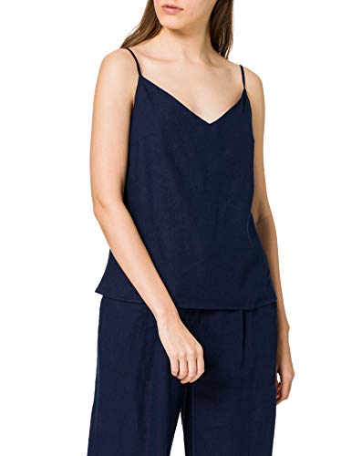 MERAKI Damen Unterhemd, blau (marineblau), 36, Label: S von find.