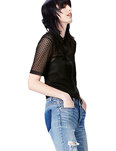 find. DYG-80 tops damen party, Schwarz (Black), 38 (Herstellergröße: Medium) von find.