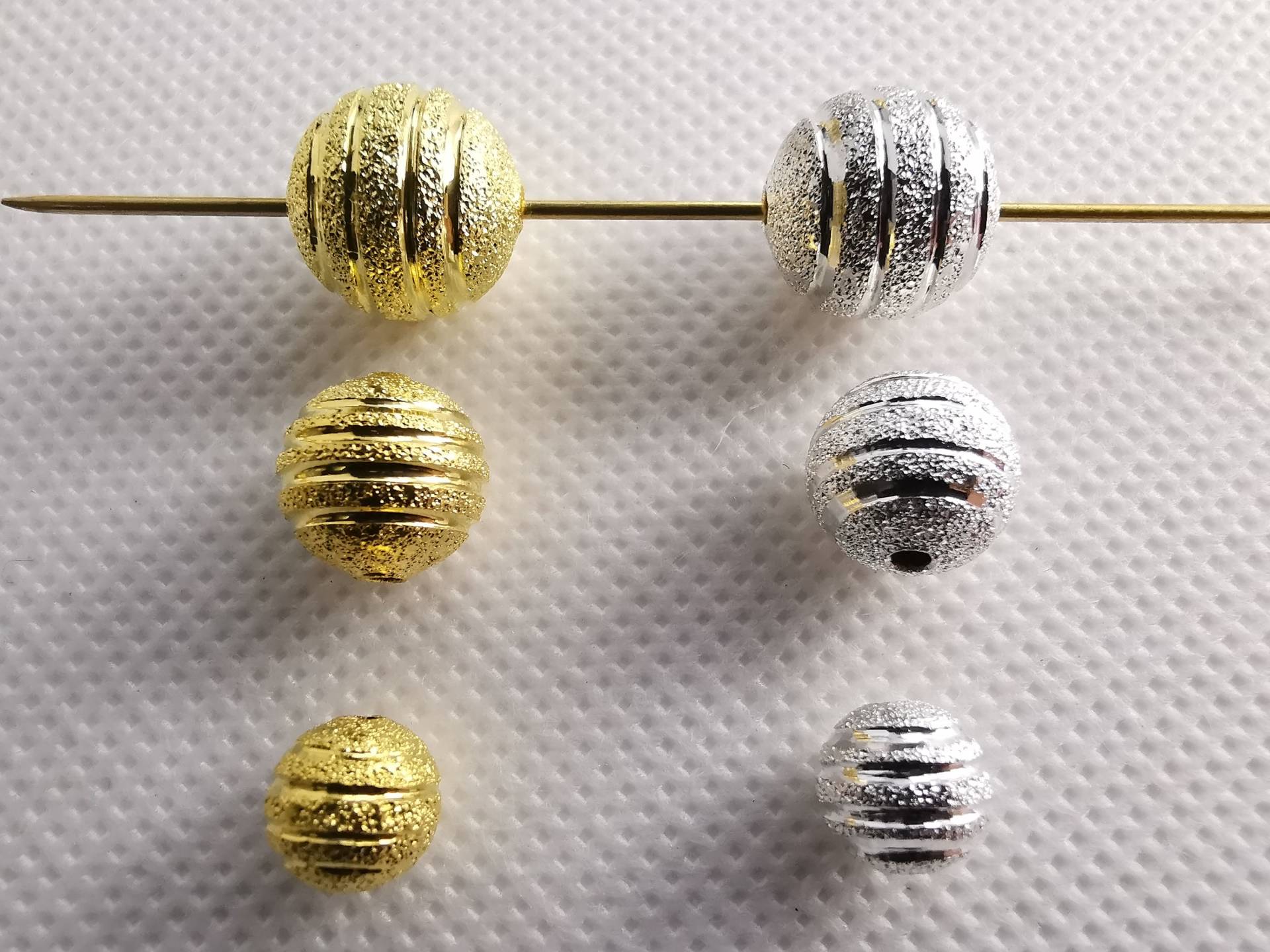 30 Stück Metall-Perlen, Matte Kupferperlen, Geschliffene Runde Metallperlen, 8/ 10/ 12 Mm Zur Auswahl, Zubehör, B078 30 Stück Metall-Perlen, Matte Kupferperlen, Geschliffene Runde Metallperlen, 8/ 10/ 12 Mm Zur Auswahl, Zubehör, B078 von findingscity
