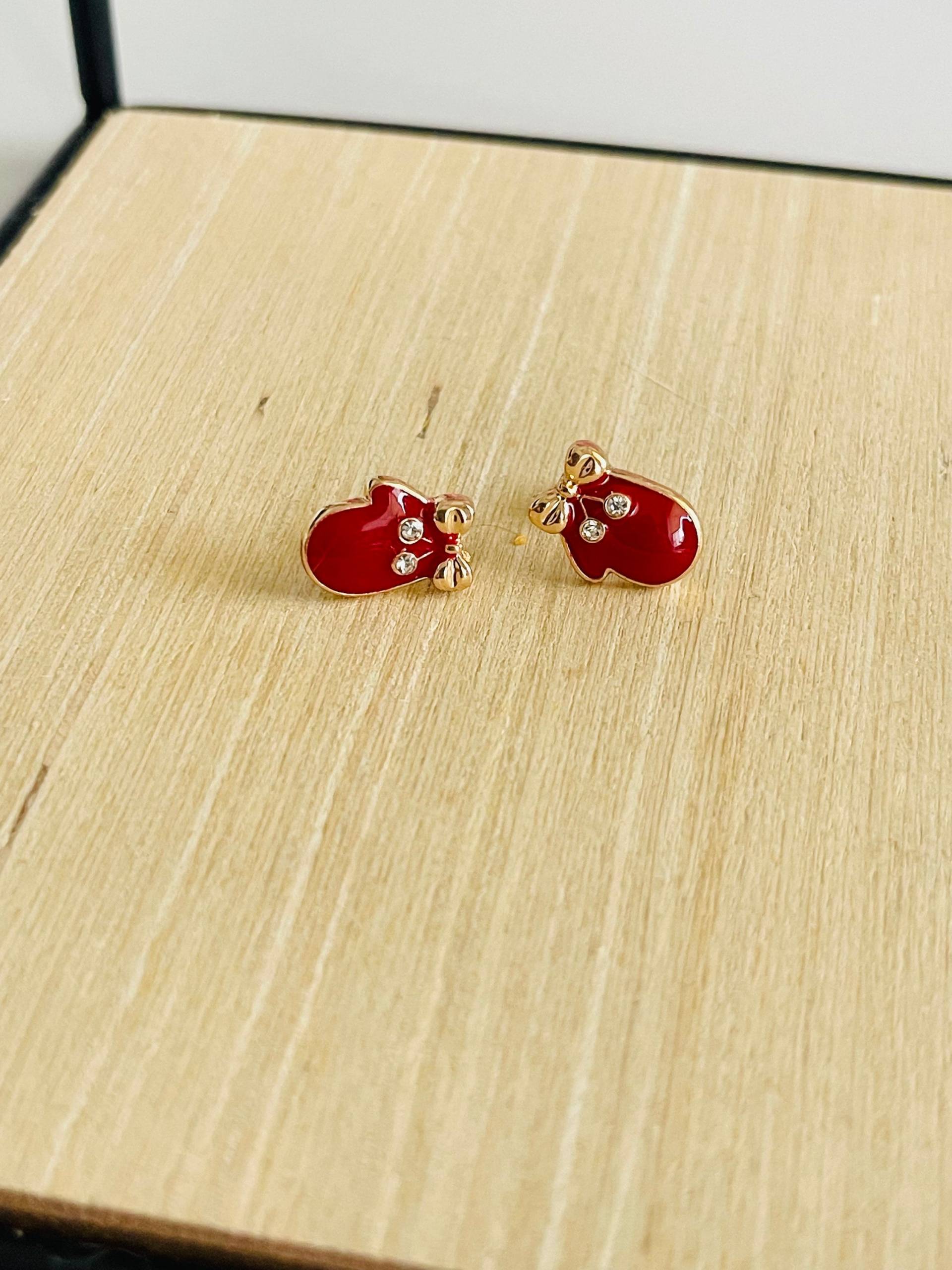 Goldene Ohrstecker Handschuhe Weihnachtlicher Schmuck Geschenk Für Damen Vergoldete Ohrringe Ohrschmuck Idee Goldene Ohrstecker Handschuhe Weihnachtlicher Schmuck Geschenk Für Damen Vergoldete Ohrringe Ohrschmuck Idee von findkind