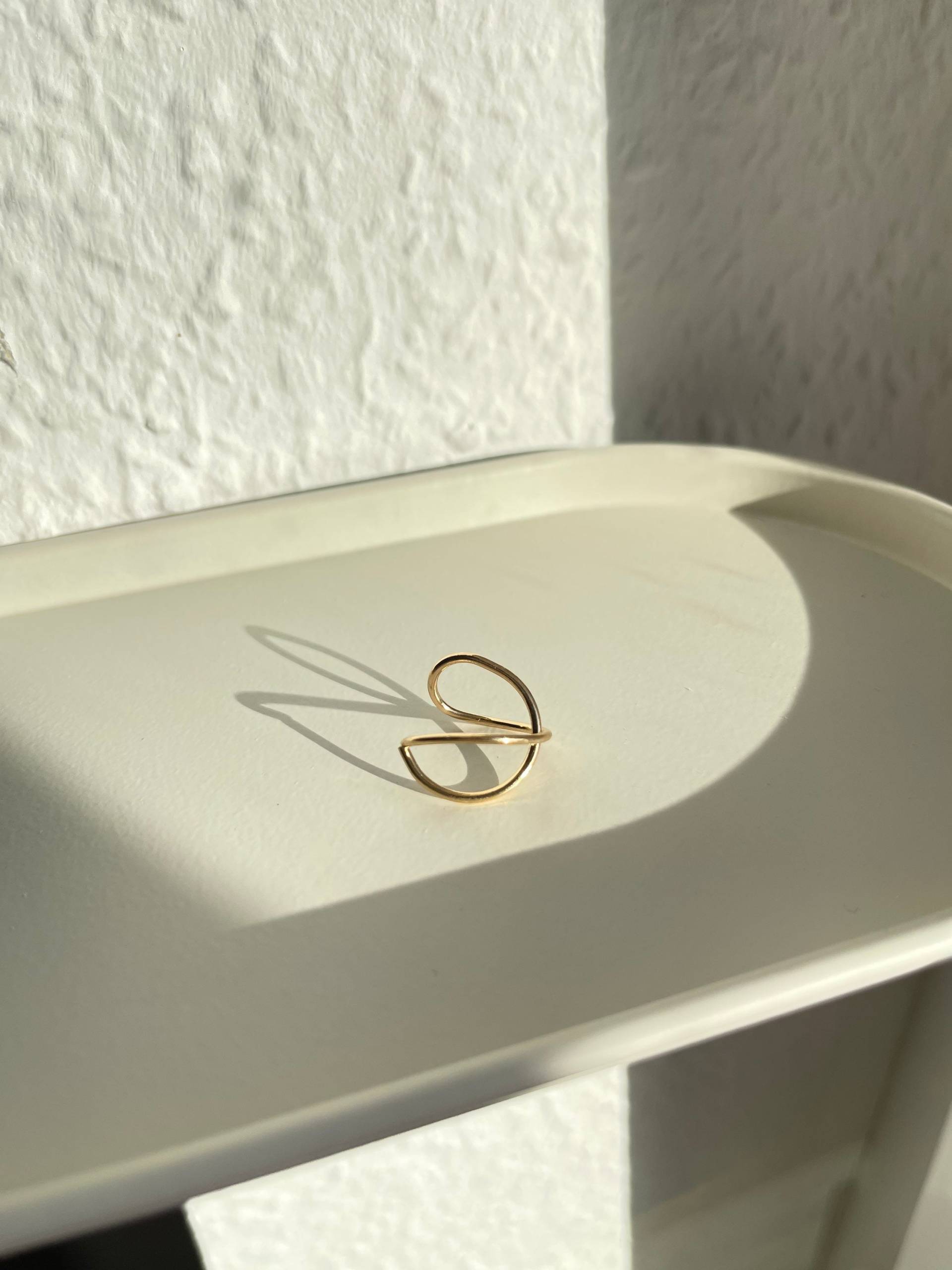 Ohrklemme Ohrmanschete Gold Conch Piercing Fake Ohrpiercing Geflochten von findkind