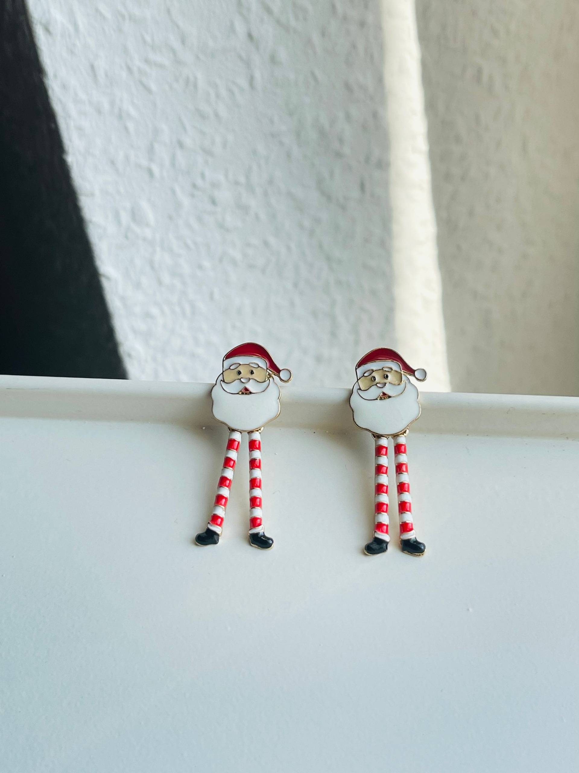 Weihnachtsmann Hängeohrringe Heiligabend -Weihnachtsmann Ohrstecker - Weihnachtlicher Ohrschmuck Geschenk Weihnachtsmann Hängeohrringe Heiligabend -Weihnachtsmann Ohrstecker - Weihnachtlicher Ohrschmuck Geschenk von findkind