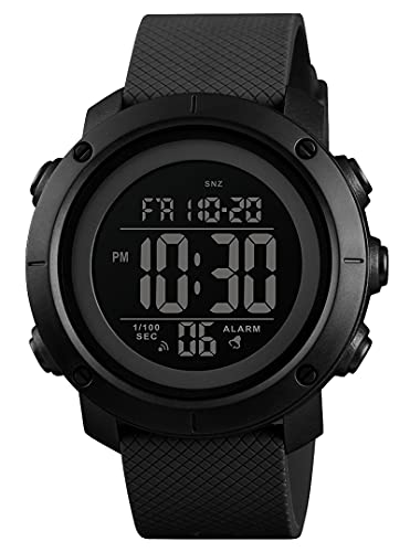 findtime Militär Uhr Herren Digitaluhr Outdoor Sportuhr Tactical Watch Military 5 ATM Wasserdicht Stoppuhr Sport Männer Junge Armbanduhr 12/24H Wecker Alarm LED Kalender Countdown Chronograph Herren von findtime