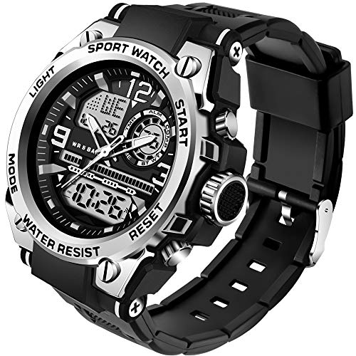 findtime Militär Digitaluhr Sportuhren Armbanduhr Jungen Herren Tactical Watch Outdoor 5 ATM Wasserdicht Große Elektronische Uhren Männer Wecker Stoppuhr Wecker Countdown von findtime