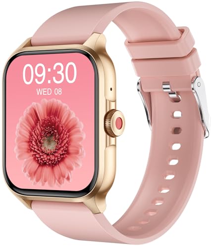 Smartwatch Herren Damen mit Bluetooth Anrufe, 1,85" HD Touch Display Smart Watch Schlafmonitor Schrittzähler 100+ Sportmodi Sport Armbanduhr für Android iOS von findtime