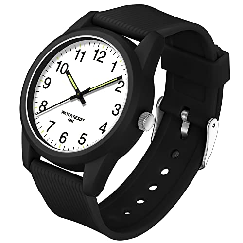 Uhr Damen Armbanduhr 5ATM Wasserdicht Jelly Süßigkeiten Farbe Buntfarbig Damenuhr mit Silikonarmband Frauen Uhren Analog Quarz Beleuchtend Zeiger Sportuhr für Mädchen Kinderuhr Junge Uhren Kids Watch von findtime