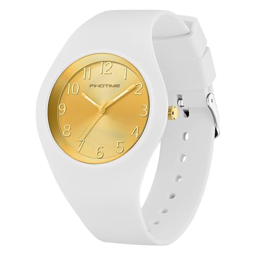 Uhr Damen Armbanduhr Jelly Süßigkeiten Farbe Buntfarbig Frauen Uhren Analog Quarz Damenuhr mit Silikonarmband Wasserdicht Sportuhr für Mädchen Kinderuhr Junge Uhren Kids Watch von findtime