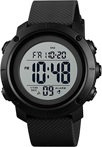 findtime 5 ATM Wasserdicht Armbanduhr Digital Uhren Herren Männer Sport Outdoor LED Hintergrundbeleuchtung Duale Zeitzone Stoppuhr Countdown Wecker von findtime