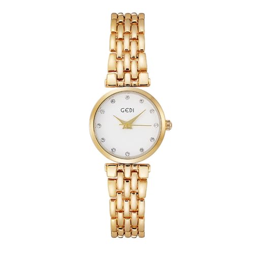 findtime Damenuhr Gold Uhr Damen Gold Armbanduhr Damen Gold wasserdichte im Täglichen Gebrauch von findtime