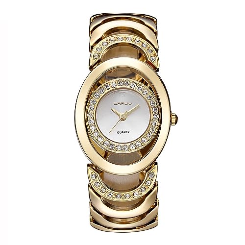 findtime Damenuhr Uhr Damen Armbanduhr Damen Gold Uhren Watch Damenuhren Rosegold von findtime