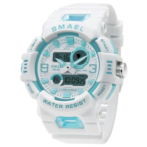 findtime Digitaluhr Damen Sportuhren für Damen Armbanduhr Damenuhr Digital Uhr wasserdichte Outdoor Digitaluhr für Mädchen mit LED-Leuchtdisplay/Wecker/Stoppuhr von findtime