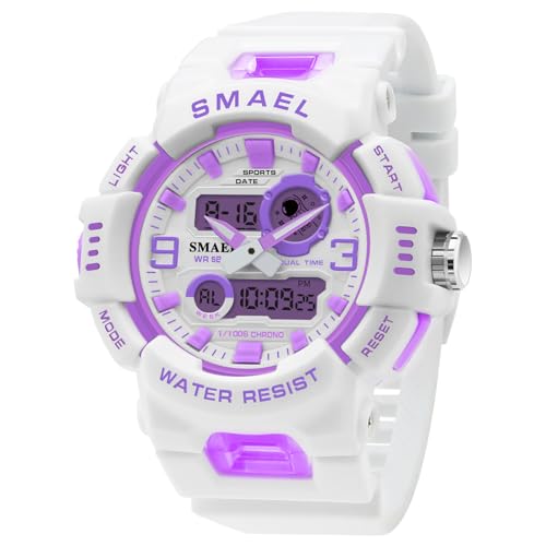 findtime Digitaluhr Damen Sportuhren für Damen Armbanduhr Damenuhr Digital Uhr wasserdichte Outdoor Digitaluhr für Mädchen mit LED-Leuchtdisplay/Wecker/Stoppuhr von findtime