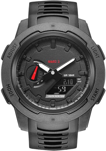 findtime Kohlefasern Herren Uhr Ultraleicht Militäruhren mit Stoppuhr Weltzeit Automatische Kalender Timer Outdoor Sportuhr von findtime