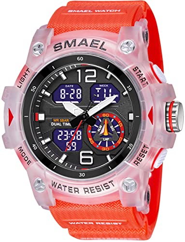 findtime Militär Uhr Herren Armbanduhr Digital und Analog wasserdichte Herrenuhr Sportlich LED Digitaluhr Kalender Wecker Stoppuhr mit Armband Taktische Uhren Männer Outdoor von findtime