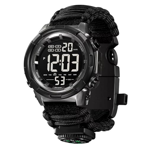 findtime Militär Uhr Herren Tactical Watch Military Digitaluhr Herrenuhren Armbanduhr Herren Digital Uhr Outdoor Wasserdicht Stoppuhr Sport Chronograph Herren Groß Uhren Männer Jungen Sportuhr von findtime