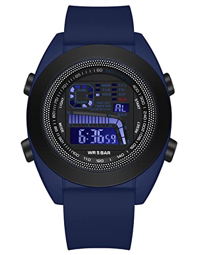 findtime Militär Uhren Herren Sportuhr Digitaluhr Armbanduhr Herrenuhren Tactical Watch Outdoor Sportuhren Chronograph Countdown 5 ATM Wasserdicht Uhren Männer Wecker Stoppuhr von findtime