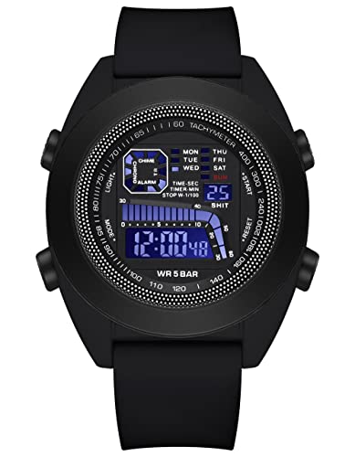 findtime Militär Uhren Herren Sportuhr Digitaluhr Armbanduhr Herrenuhren Tactical Watch Outdoor Sportuhren Chronograph Countdown 5 ATM Wasserdicht Uhren Männer Wecker Stoppuhr von findtime