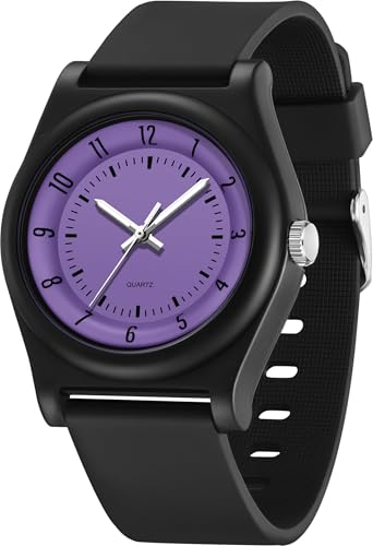 findtime Uhr Damen Sportliche Armbanduhr Damen Herren Analog Quarz Uhr Mädchen Jungen Sportuhr 50M Wasserdicht Frauen Uhr Silikonarmband Leuchtzeiger Casual Damenarmbanduhren von findtime