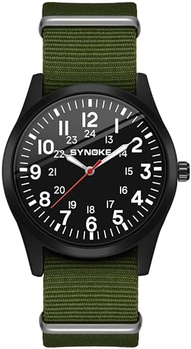 Uhr Herren Armbanduhr Military Watches for Men Analog Quarz Herrenuhr Nylon Armband Field Militär Uhr Männer Outdoor Armbanduhren von findtime