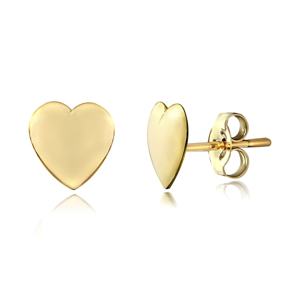14 K Gold Herzform Ohrring 14 K Gold Herzform Ohrring von finestuds