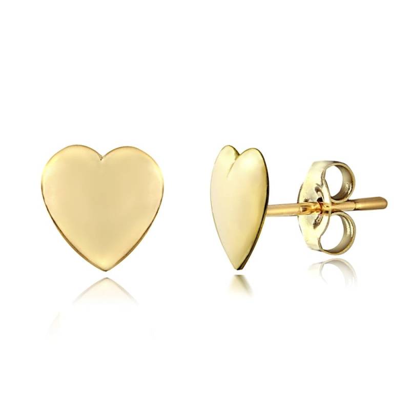 14 K Gold Herzform Ohrring 14 K Gold Herzform Ohrring von finestuds