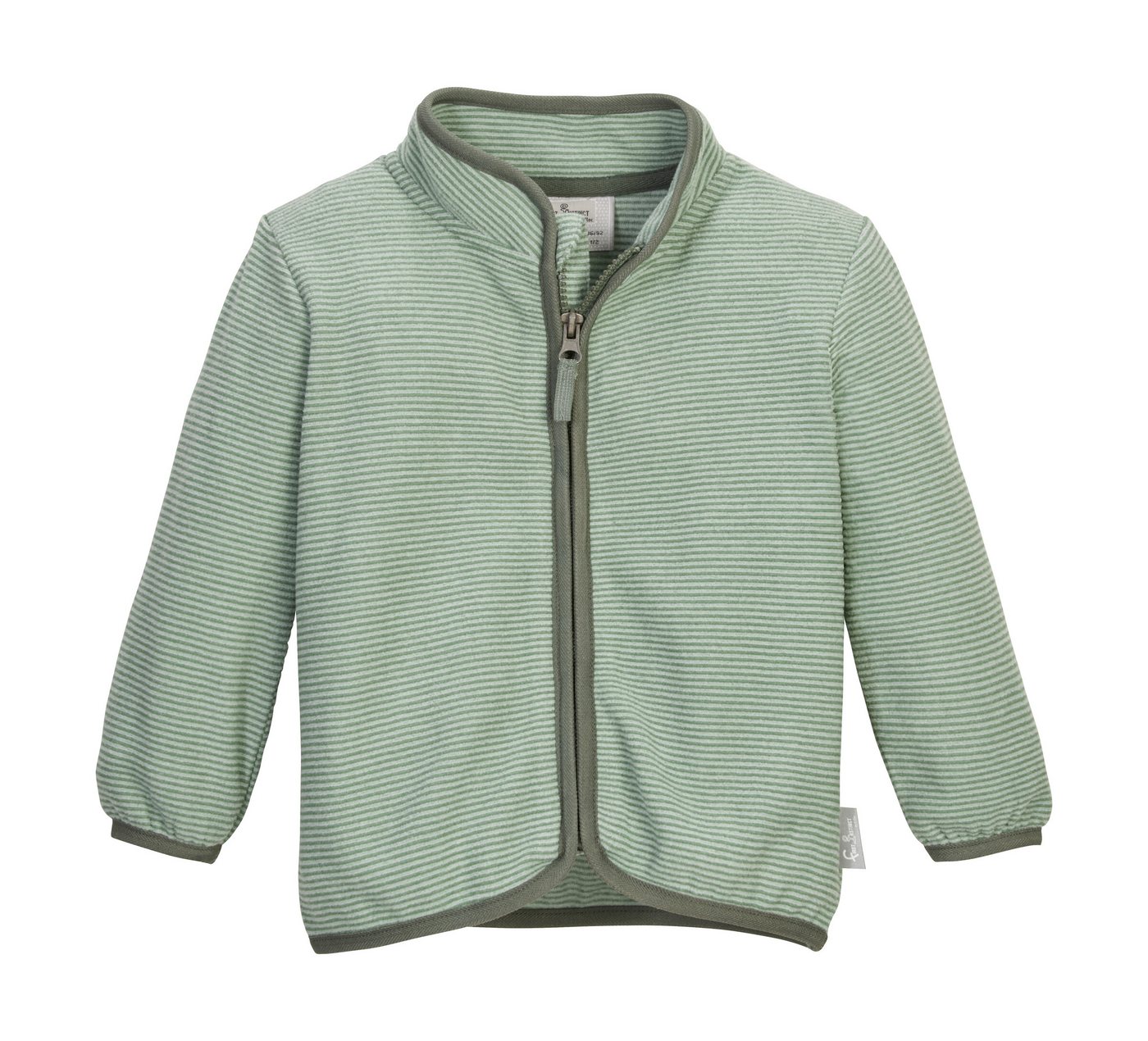 first instinct by killtec Fleecejacke FIOW 49 MNS FLC JCKT Gestreifte Fleecejacke mit Kinnschutz und reflektierenden Elementen von first instinct by killtec