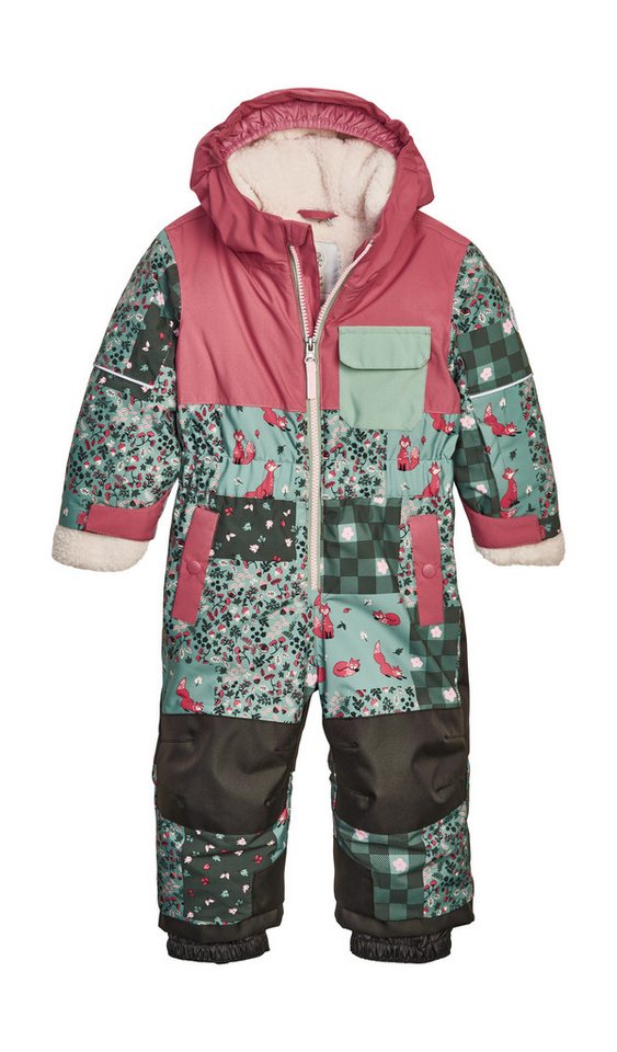 first instinct by killtec Overall FISW 45 MNS ONPC Wind- und wasserdichter Skioverall mit fröhlichem Print u. Teddyfleece von first instinct by killtec