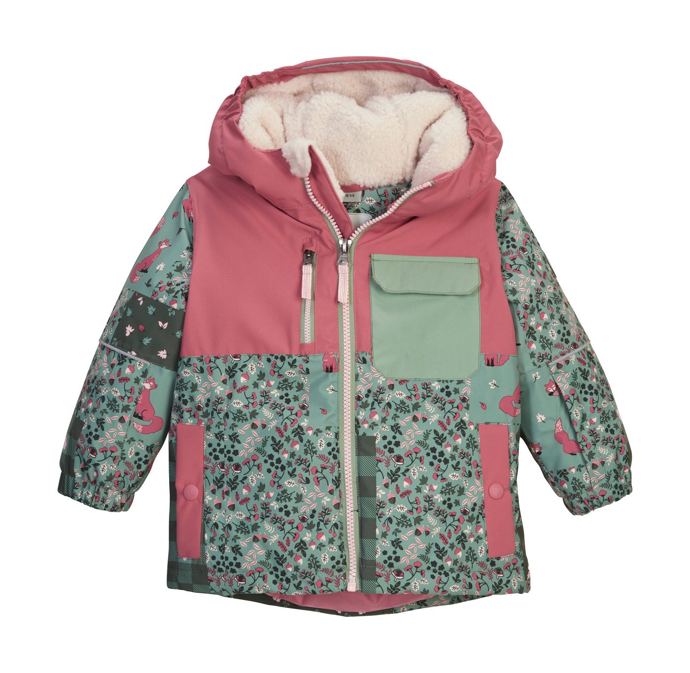 first instinct by killtec Skijacke FISW 43 MNS SKI JCKT Wind- und wasserdichte Kinderjacke mit Fleecekapuze und Schneefang von first instinct by killtec