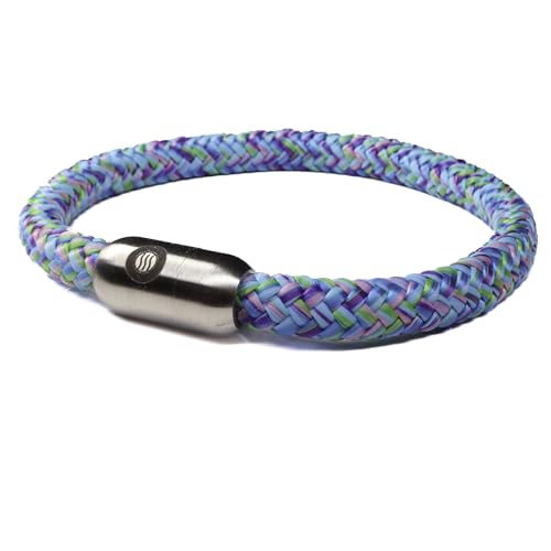 fish and ships - Segeltau Armband, 6 mm Durchmesser, Farbe Mermaid (karibikblau) (22 cm) von fish and ships