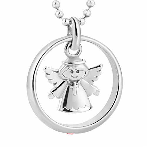 fish Kinderkette Mädchen Taufkette Sterling-Silber 925 Taufring rosa Schmucketui Geburt Geschenk von fish