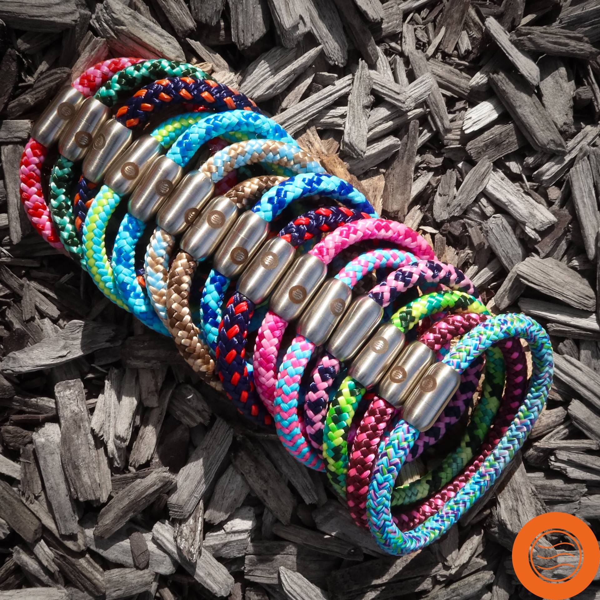 Glücksarmband | Freundschaftsarmband Talisman Glücksbringer Segeltau Armband Mit Magnetverschluss von fishandshipsberlin