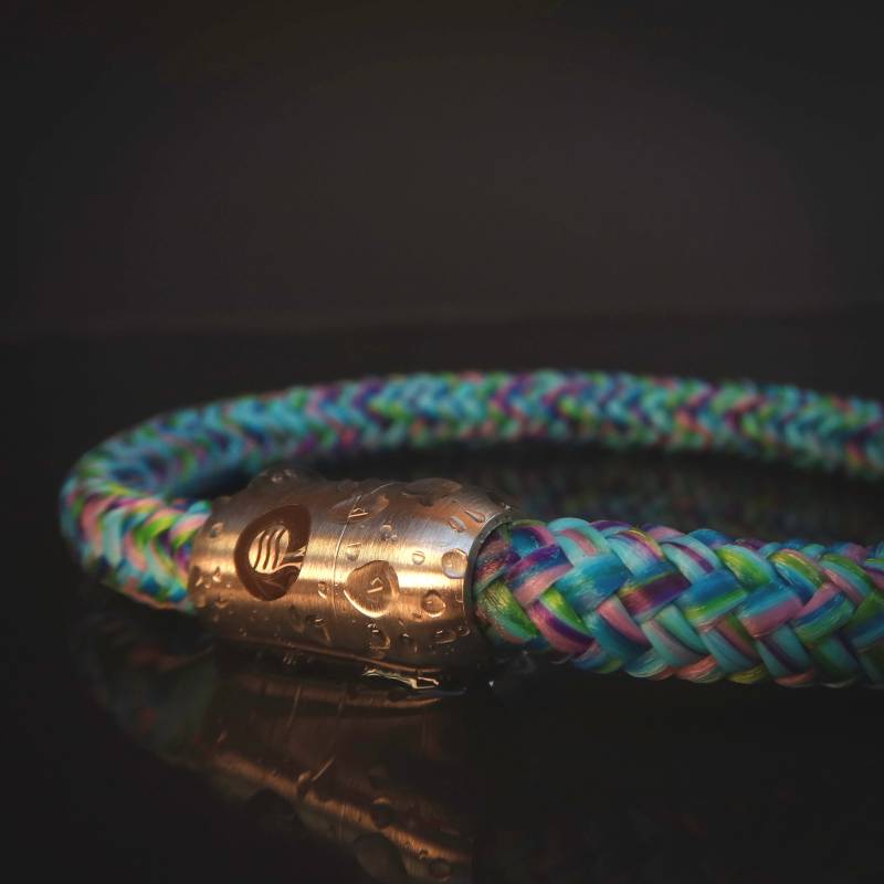 Segeltau Armband Mit Magnetverschluss | Handgefertigt Maritimer Schmuck Stabiles Surfer Segler Geschenk Herren Damen von fishandshipsberlin