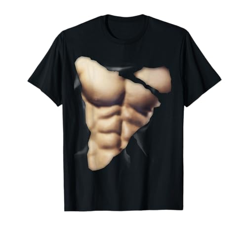 muskeln six pack sport nackt brust man humor ironie LOL T-Shirt muskeln six pack sport nackt brust man humor ironie LOL T-Shirt von fit & foxxy